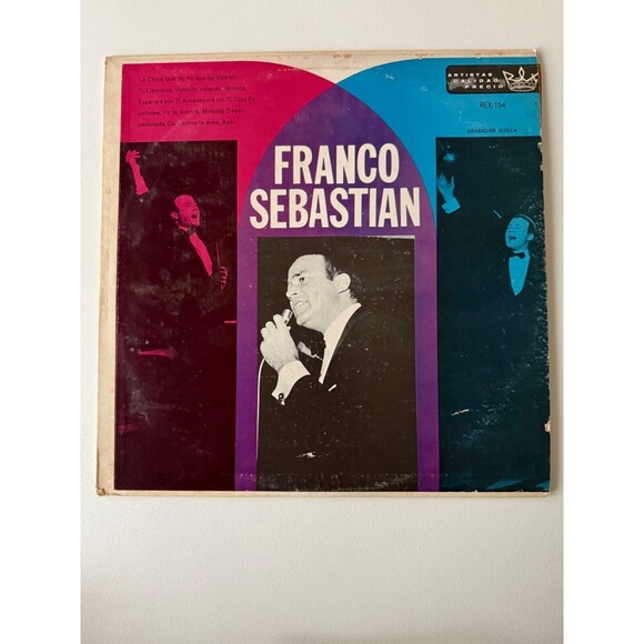 Franco Sebastian Self Titled LP Rex Discos REX-154 Import Mexico Cleaned VG+